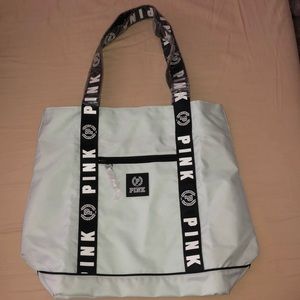 PINK Victoria’s Secret teal tote bag